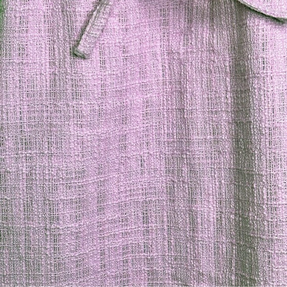 J. Crew Belted Textured Tweed Sheath Dress in Sundrenched Peony Pink Sz 4 - Picture 10 of 12